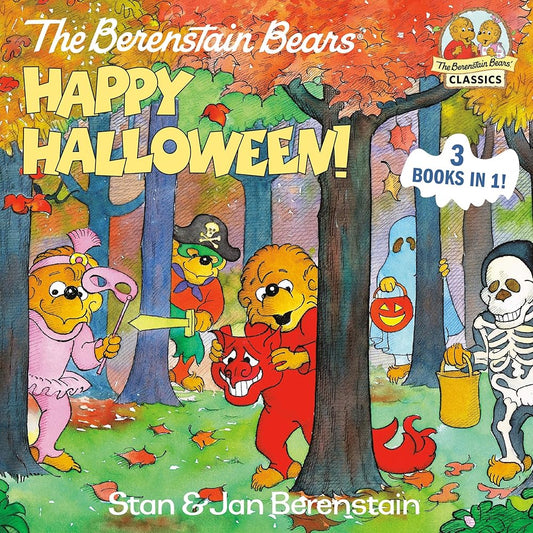 The Berenstain Bears Happy Halloween!: A Halloween Book for Kids and Toddlers (First Time Books) cover image
