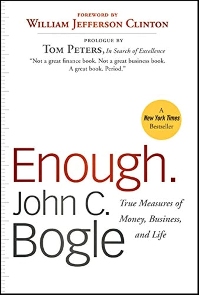 Enough: True Measures of Money, Business, and Life cover image