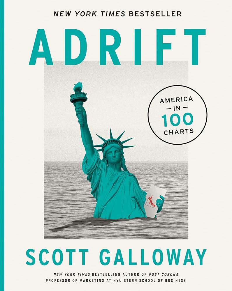 Adrift: America in 100 Charts cover image