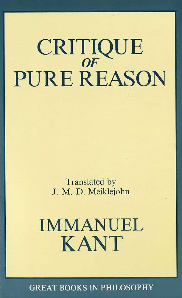 The Critique of Pure Reason (Great Books in Philosophy) cover image