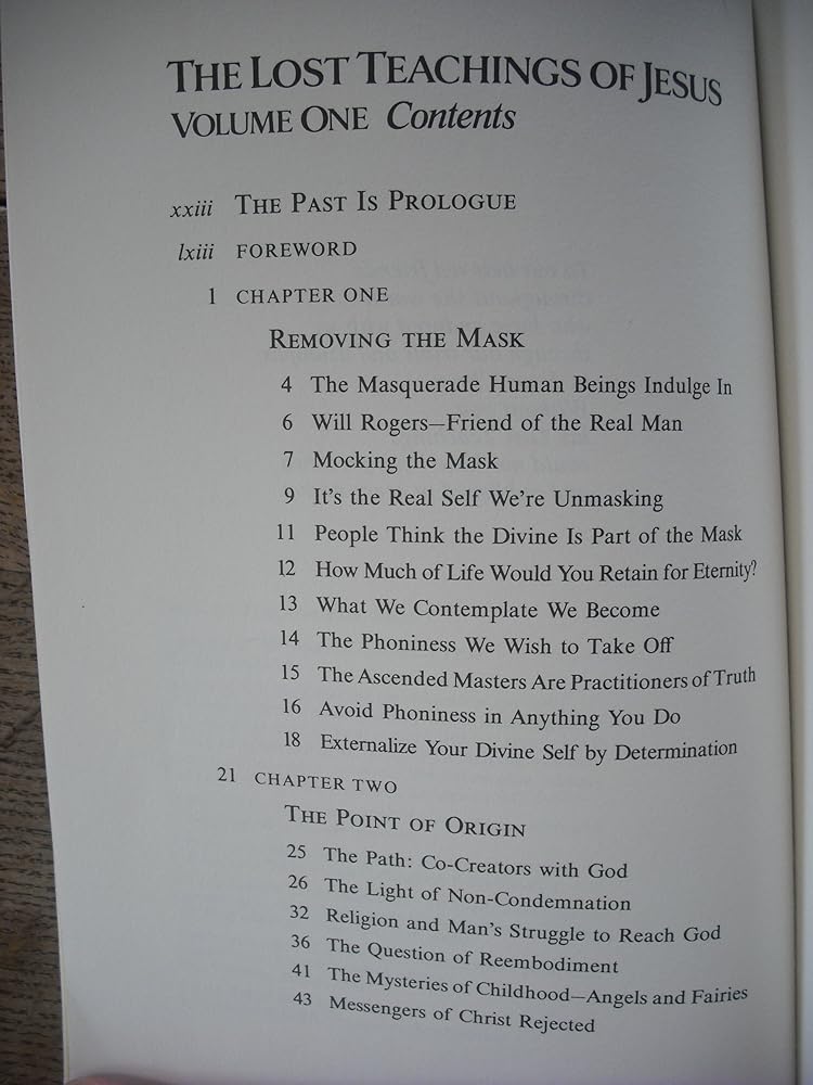 The Lost Teachings Of Jesus (Vol.1) cover image
