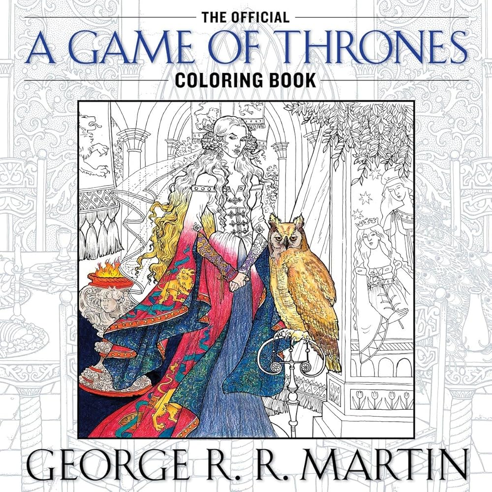 The Official A Game of Thrones Coloring Book (A Song of Ice and Fire) cover image