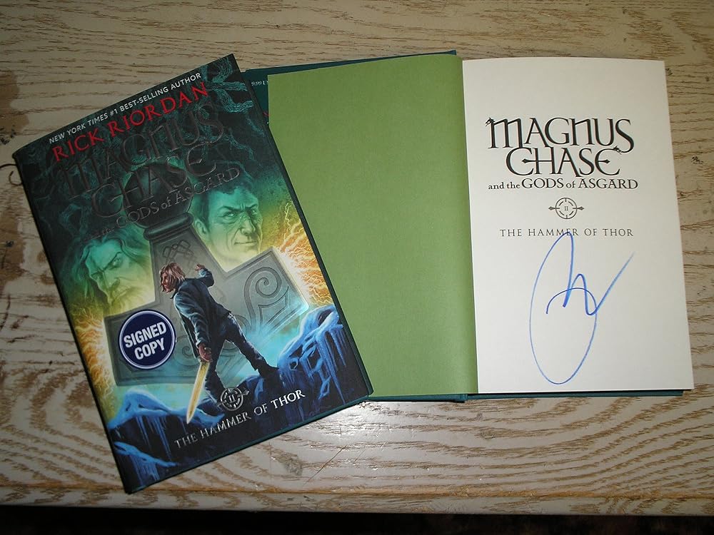 Magnus Chase and the Gods of Asgard, Book 2 The Hammer of Thor (Signed Edition) cover image
