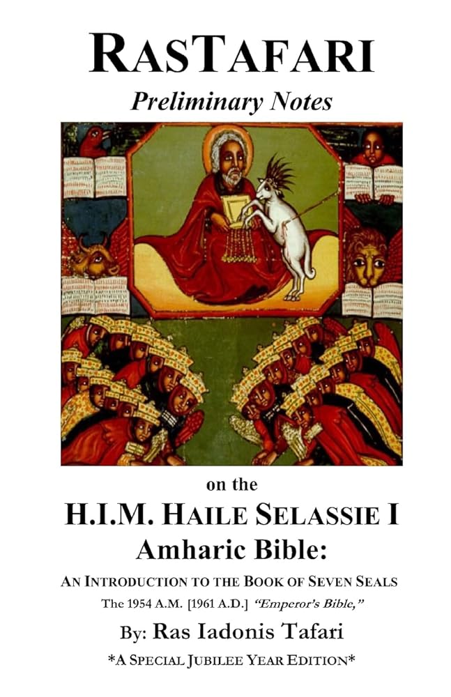 Rastafari Notes & H.I.M. Haile Selassie Amharic Bible cover image