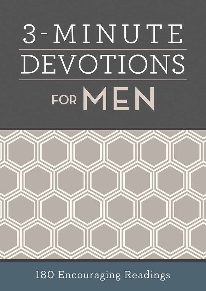 3-Minute Devotions for Men: 180 Encouraging Readings cover image