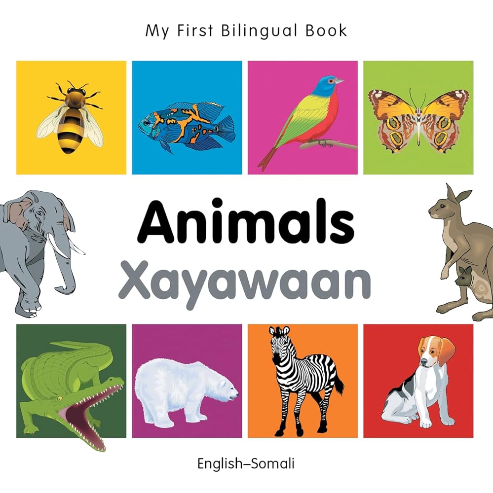 My First Bilingual Book–Animals (English–Somali) cover image