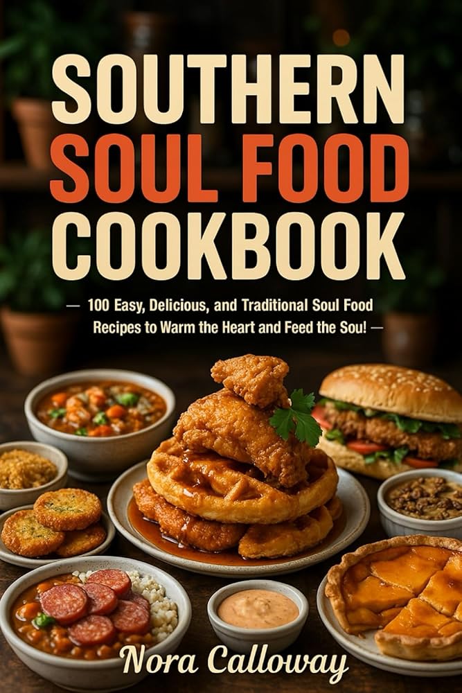 Southern Soul Food Cookbook: 100 Easy, Delicious, and Traditional Soul Food Recipes to Warm the Heart and Feed the Soul cover image