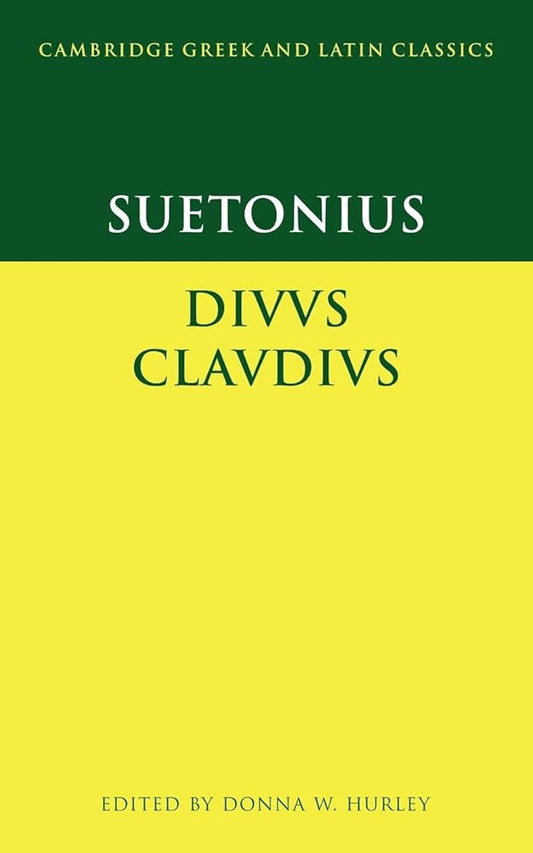 Suetonius: Diuus Claudius (Cambridge Greek and Latin Classics) cover image