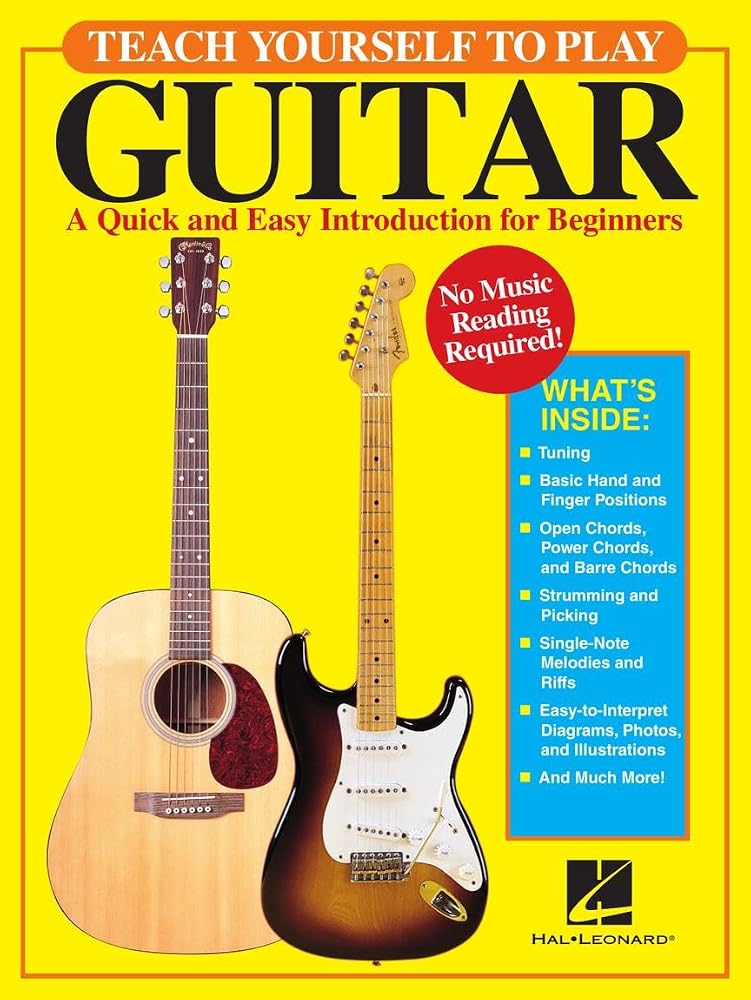 Teach Yourself to Play Guitar | Beginner Guitar Book with Tablature | Step-by-Step Acoustic and Electric Guitar Method | Easy Self-Learning Guide for Adults Teens and Music Teachers | Learn Chords cover image