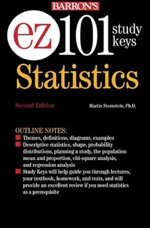 EZ-101 Statistics (EZ-101 Study Keys) cover image