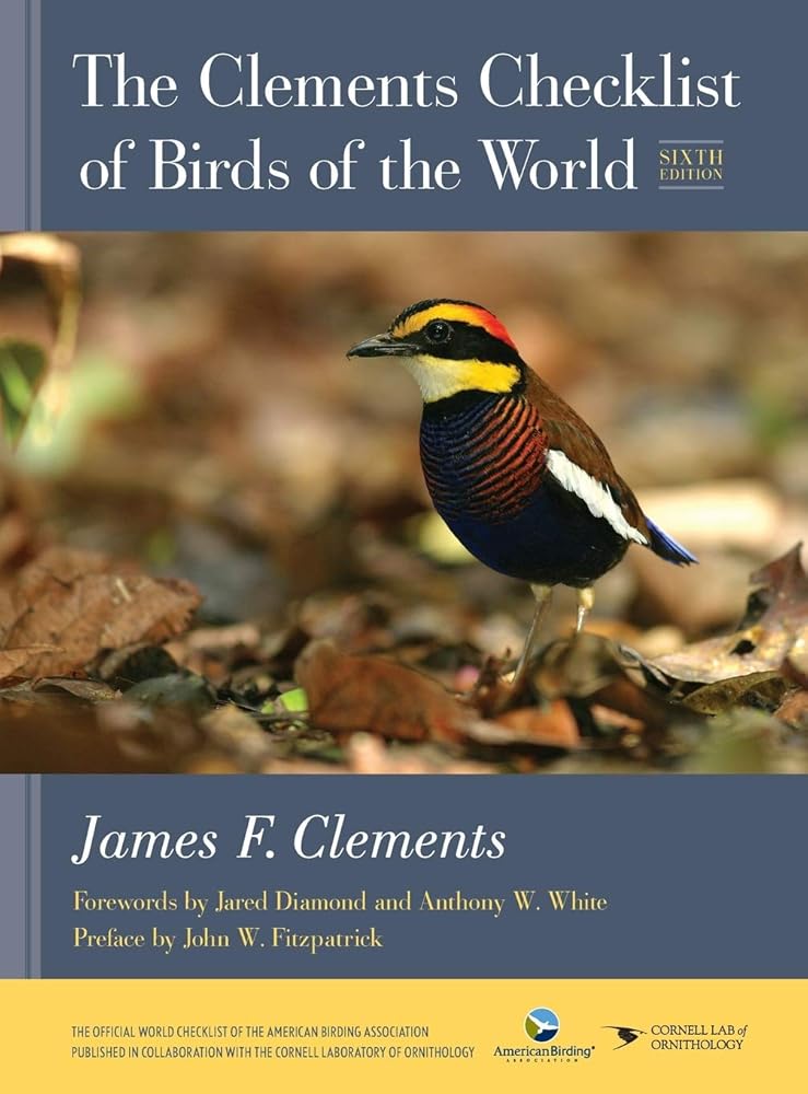 The Clements Checklist of Birds of the World cover image