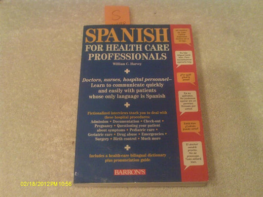 Spanish for Health Care Professionals (English and Spanish Edition) cover image