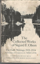 Collected Works of Sigurd F. Olson: The Early Writings, 1921-1934 cover image