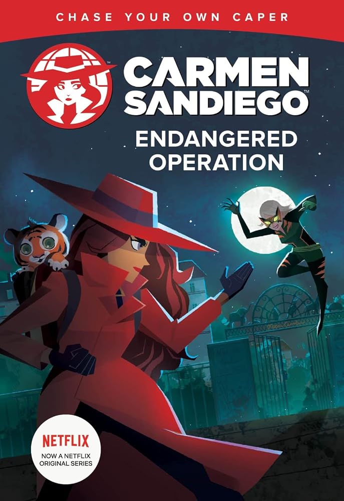 Endangered Operation: A Daring Choose Your Own Caper with Carmen Sandiego to Save Rare Animals for Kids (Ages 8-12) (Carmen Sandiego Chase-Your-Own Capers, 1) cover image