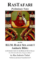 Rastafari Notes & H.I.M. Haile Selassie Amharic Bible cover image