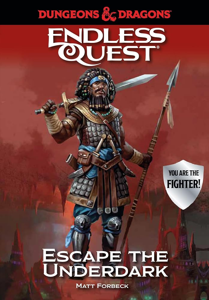 Dungeons & Dragons: Escape the Underdark: An Endless Quest Book cover image