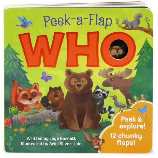 Who: Peek-a-Flap Board Book cover image