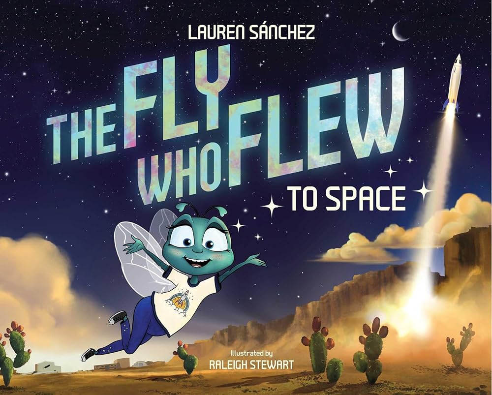 The Fly Who Flew to Space (with removable glow-in-the-dark poster) cover image