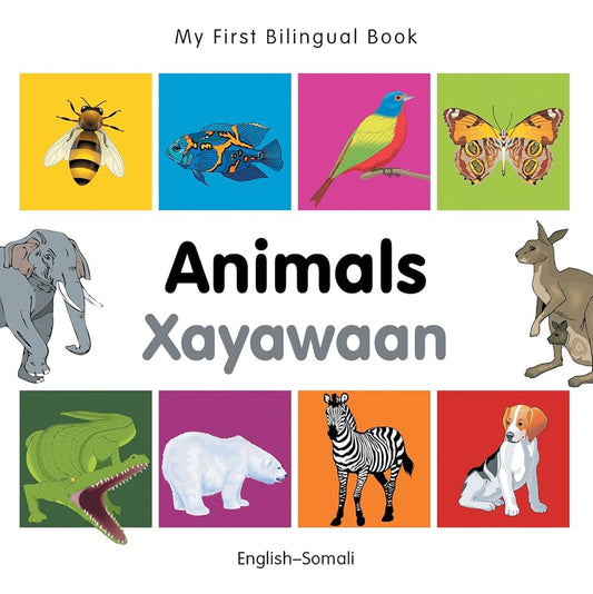 My First Bilingual Book–Animals (English–Somali) cover image