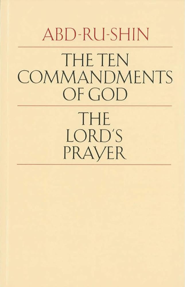 The Ten Commandments of God and the Lord's Prayer cover image