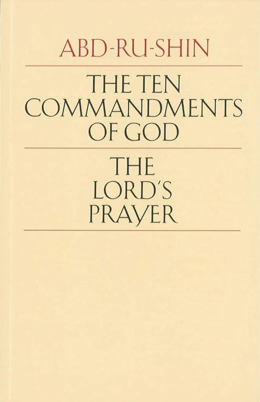 The Ten Commandments of God and the Lord's Prayer cover image